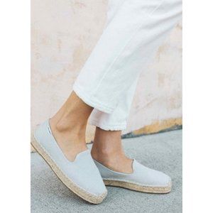 Soludos Canvas Smoking Slipper Espadrilles NIB